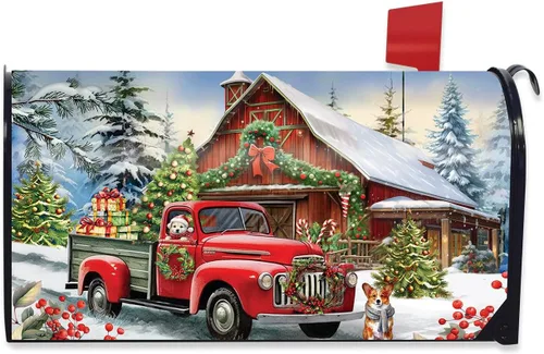 Miniatura 3 de Briarwood Lane - Funda para buzón de Navidad en la granja