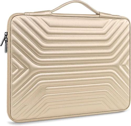 Miniatura 9 de DOMISO Funda para laptop de 14 pulgadas resistente a golpes e impermeable con asa, ligera, suave, EVA, estuche para tablet para laptops de Azul