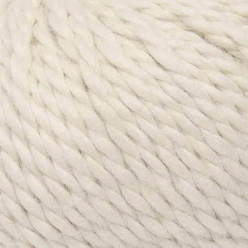 Miniatura 5 de 100 % lana de alpaca bebé en peso voluminoso - Celestialmente suave y perfecta para tejer y hacer crochet (Blanco Alabastro, Voluminoso - 3 madejas)