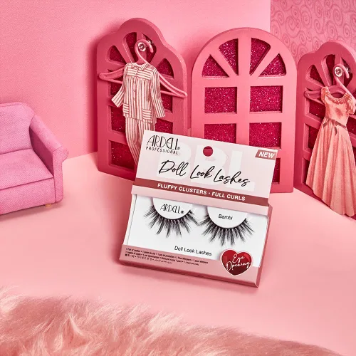 Miniatura 6 de Ardell Bambi - Pestañas postizas con aspecto de muñeca, ligeras, dramáticas de volumen y longitud para efecto de ojos grandes, 1 par