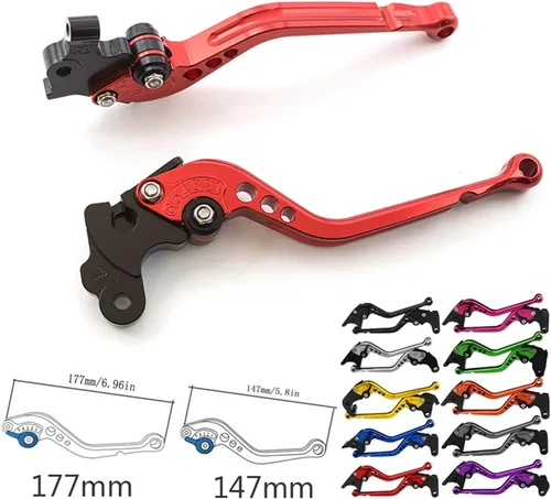 Miniatura 6 de Bajaj Pulsar 200 NS 200 NS200 CNC - Palanca de embrague de freno ajustable para motocicleta, accesorios de palanca de embrague de freno