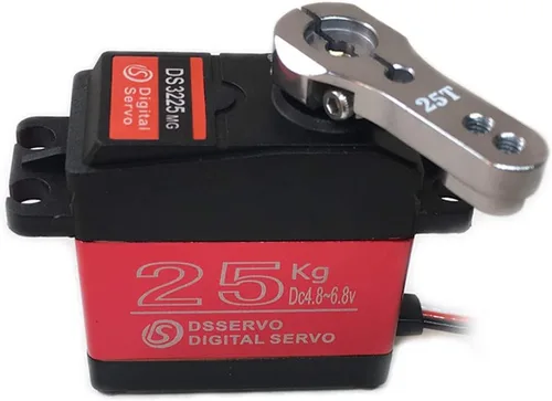 Miniatura 7 de 55.1 lbs Digital Servo Full Metal Gear Alto Par Impermeable para RC Car Crawler Robot Control Ángulo 270 °