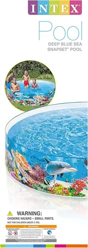 Miniatura 7 de Piscina Intex Deep Sea Blue SnapSet para niños