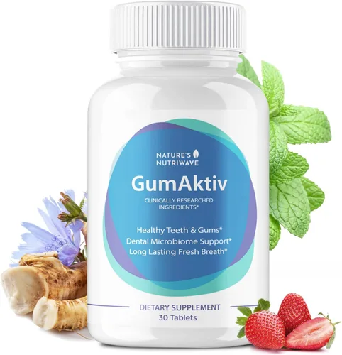 Miniatura 5 de GumAktiv Suplemento de salud bucal – 3.5 mil millones de probióticos, apoya el equilibrio oral natural, limpia la boca, promueve encías y dientes