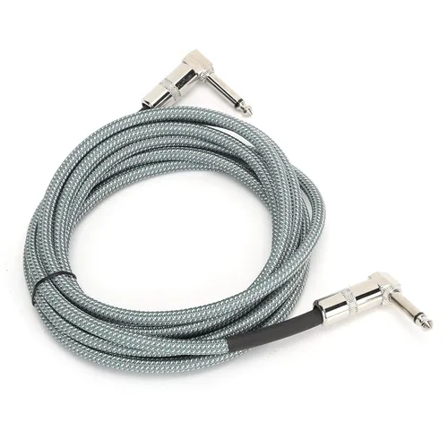 Miniatura 7 de Hilitand Cable de guitarra – Cable amplificador de guitarra de audio de cabeza macho de 0.250 in, cable amplificador de guitarra eléctrica de 10