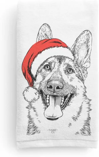 Miniatura 11 de Inkopious Bare Benson The German Shepherd - Toalla de mano decorativa para baño y cocina