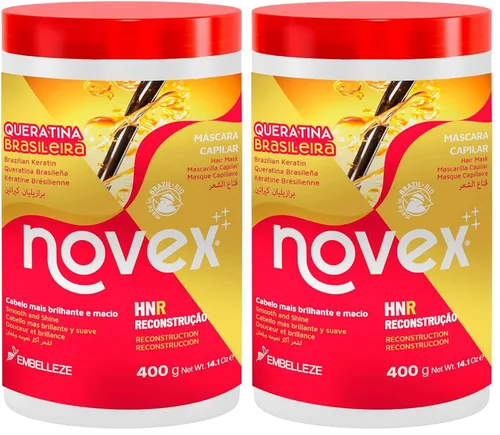 Miniatura 10 de NOVEX MASCARILLA CAPILAR QUERATINA BRASILEÑA 14 OZ
