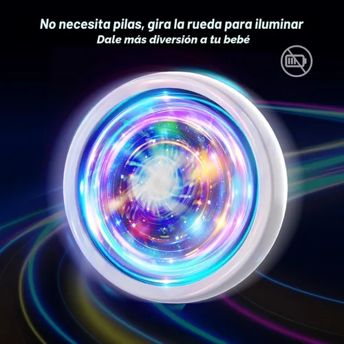 Miniatura 2 de Bicicleta de equilibrio para bebés con iluminación colorida de WETIFY para niños de 1 año, regalos para niños, bicicleta de equilibrio para niños