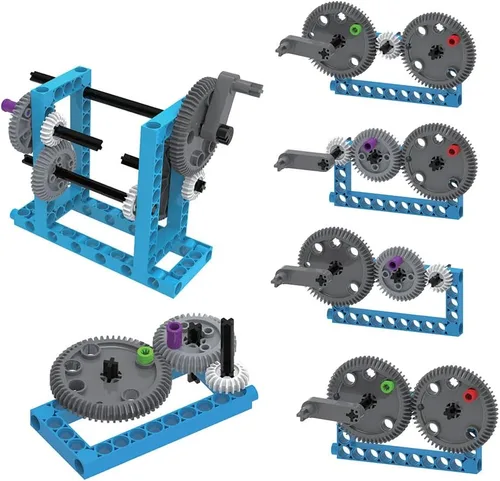 Miniatura 5 de Thames & Kosmos Kit de Experimentación Científica y Construcción de Modelos de Máquinas Simples, Introducción a la Física Mecánica, Construye 26