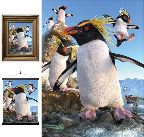 Miniatura 37 de Impresiones de arte de pared lenticular 3D LiveLife - El amor de un padre de Deluxebase. Póster 3D de león sin marco. Decoración de pared perfecta.