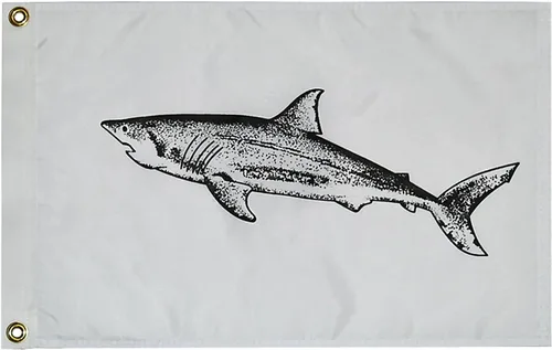 Taylor Made Products - Bandera de captura de pescador, banderín de pez, nailon, 12 x 18 pulgadas