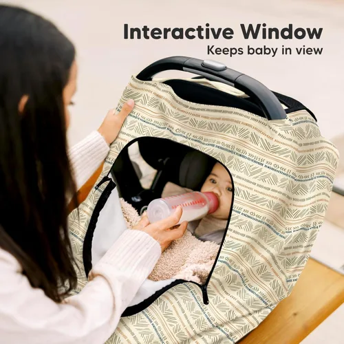 Miniatura 5 de KeaBabies Funda de asiento de automóvil de invierno para bebé, recién nacido, ajuste universal, fundas de asiento de automóvil para bebé, niña, Maya