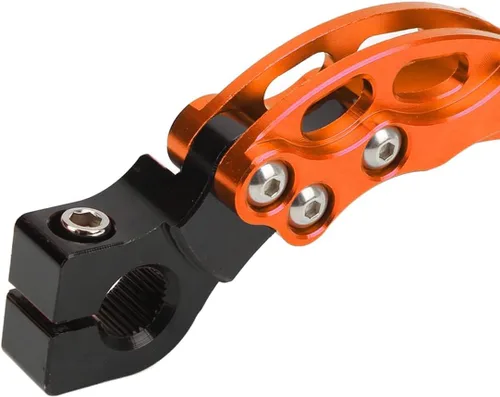 Miniatura 5 de Aramox Kick Start Pedal Kick Starter Palanca de arranque, palanca de arranque Kickstart, aleación de aluminio de alta resistencia, accesorio Naranja