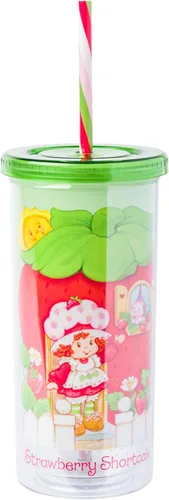 Miniatura 26 de Silver Buffalo Care Bears - Vaso alto de plástico iridiscente con diseño de estrellas arcoíris con tapa y pajilla, 20 onzas Care Bears iridiscentes