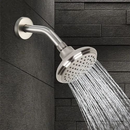 Miniatura 7 de Brazo de ducha de extensión montado en la pared (la venta incluye brida del brazo de ducha) para U4993-SS 6 pulgadas, acero inoxidable brillante