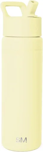 Miniatura 42 de Simple Modern botella de agua reutilizable con tapa con pajilla, de acero inoxidable con aislamiento al vacío, para gimnasio, viajes y deportes