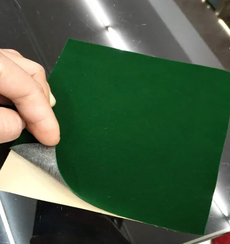 Miniatura 5 de Forro autoadhesivo de terciopelo verde para cajones de joyas, manualidades, proyectos de bricolaje, tela de terciopelo, para despegar y pegar, forro