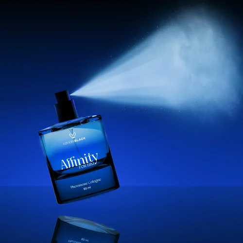 Affinity For Him - Colonia de feromonas para hombres, mejora la atracción y la confianza, aroma masculino terroso y almizclado con ámbar, pachulí y