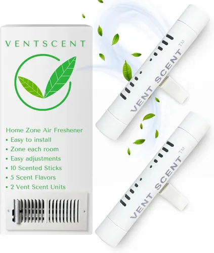 Miniatura 8 de Ambientador para toda la casa Vent Scent Incluye 10 varillas perfumadas Difusor de aceite esencial pasivo Colocación más fácil que el filtro