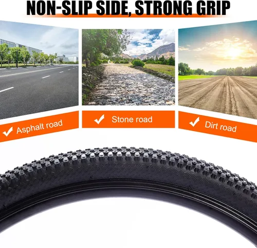 Miniatura 6 de WEEROCK MTB Bike Tire Two Pack 27.5/29 Inch Tire Folding Bead Replacement Tyre 27.5 x 1.95/29 x 2.1 Bicycle Tires with/Without Inner Tubes for 27.5