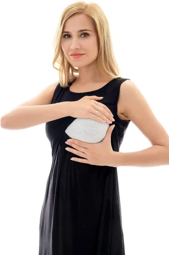 Miniatura 6 de Bearsland - Vestido de maternidad sin mangas para mujer con bolsillos