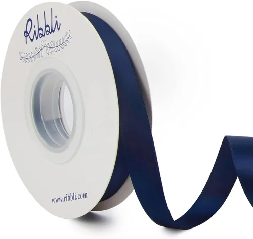 Miniatura 142 de Ribbli - Cinta de satén de doble cara dorada, 1 pulgada x 25 yardas, uso para ramo de lazos, envoltura de regalos, decoración de boda Dorado