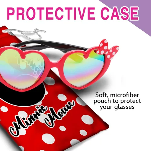 Miniatura 3 de Minnie Mouse Sunglasses for Toddler Girls wt Soft Case - Disney World Accessories for Trip - Disney Gifts for Kids