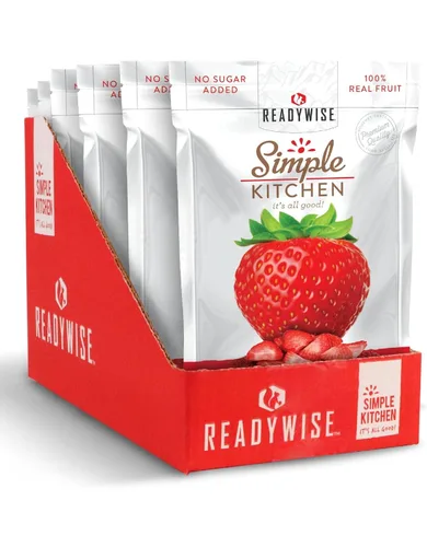 Miniatura 8 de READYWISE - Cocina simple, plátanos liofilizados, 24 porciones, paquete de 6, vegetariano, sin gluten, aperitivos, plátano, frutas secas, pre