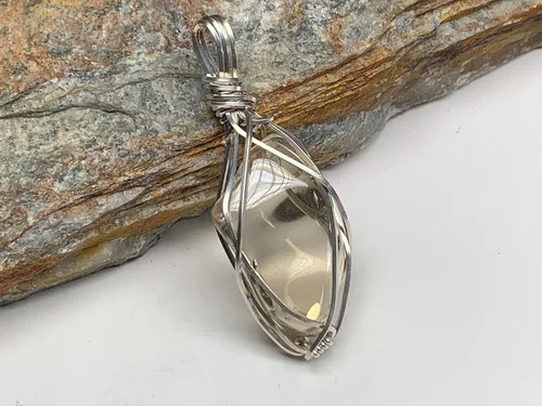 Miniatura 46 de 66 necklace pendant gemstones choose from moldavite, citrine, or herkimer diamond
