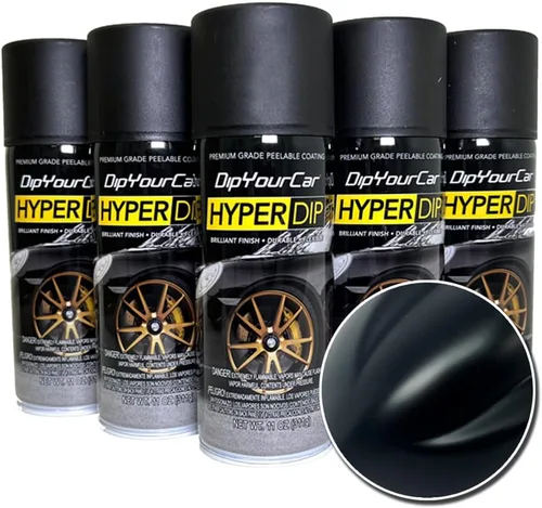 Miniatura 12 de DipYourCar HyperDip Pintura - lata de pintura en aerosol para automóviles con acabado de inmersión - Protección de pintura removible y desprendible