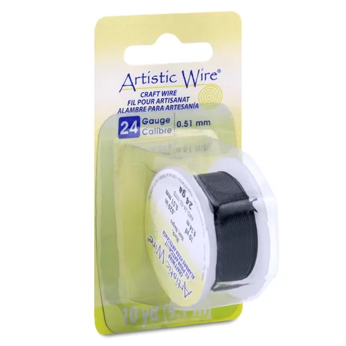 Miniatura 56 de Artistic Wire Alambre de Cobre Coloreado Plateado en Plata Resistente al Deslustre para Manualidades y Envolver Joyería, Resistente al Deslustre
