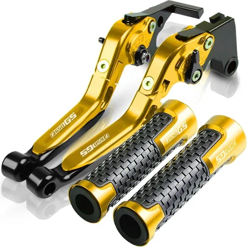 Miniatura 22 de Motocicleta para BMW F650GS 2000 2001 2002 2003 2004 2005 F 650 GS Mango de embrague de freno Logo F650GS Accesorios de motocicleta Palanca