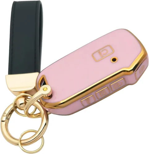 Miniatura 11 de Funda Protectora de TPU para Llavero de 5 Botones de Entrada sin Llave Compatible con Chevy Equinox Malibu Camaro Cruze Blazer Traverse Trax