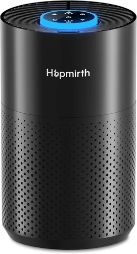 Purificadores de aire mejorados para dormitorio y hogar con filtro HEPA H14, cubre hasta 1280 pies cuadrados, entrada de aire de 360°, purificador