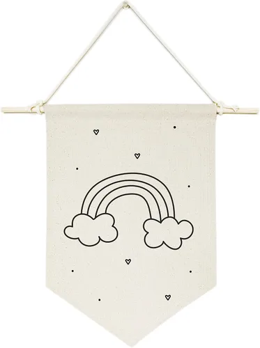 Miniatura 14 de The Cotton & Canvas Co. Cartel de lienzo colgante de pared con alfabeto para bebé, niña, bebé, guardería, habitación de adolescentes y niños