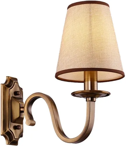 Miniatura 10 de Aiwen Vintage moderno aplique de pared lámpara de pared lámpara de pared de latón macizo accesorio 2 luces