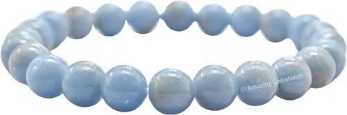 Miniatura 523 de Amazing Gemstone Pulsera de cristal para mujeres y hombres, pulsera de cristal curativo de protección, pulsera elástica con cuentas de piedras
