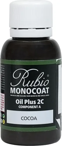 Miniatura 49 de Rubio Monocoat Muestra de Acabado de Aceite para Madera - Puro Aceite Plus Parte A Aceite de Linaza de Secado Rápido y Ecológico para Uso Pure