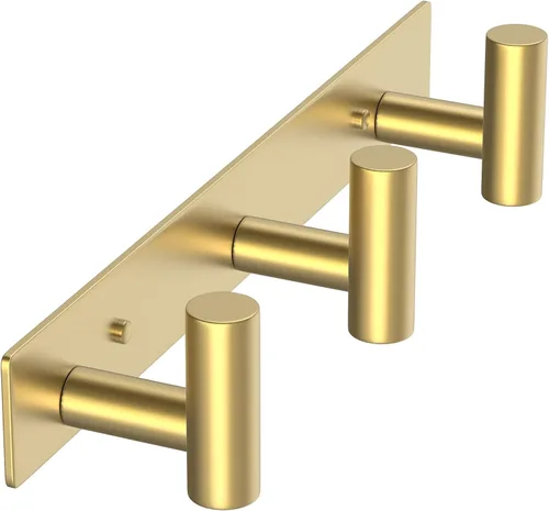 Miniatura 38 de VAEHOLD Ganchos de Pared para Abrigos Montados en Pared, Perchero con 6 Ganchos Dobles para Colgar Toalla Sombrero Abrigo Bata Bolsa Llave para Baño