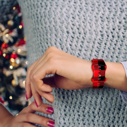 Miniatura 4 de Christmas Watch Bands Compatible with iWatch 38mm 42mm 40mm 44mm, for iWatch Series 1/2/3/4/5/6/7/SE for Christmas Gifts Women Men