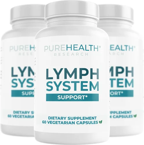 Miniatura 12 de PUREHEALTH RESEARCH Soporte del sistema linfático - Suplemento de drenaje linfático para mujeres y hombres - Bromelina, equinácea, diente de león