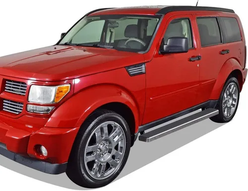 Miniatura 6 de APS Estribos de acero inoxidable 304 pulido de 5 pulgadas, barras Nerf para estribos laterales compatibles con Dodge Nitro 2007-2012 Acero