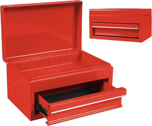 Miniatura 10 de Torin ATB102B - Caja de herramientas portátil de acero de 16.0 in con cierre de metal, color negro