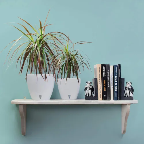 Miniatura 2 de DECOPOTS - Maceta de riego automático - Maceta decorativa para interiores con cartucho de drenaje e indicador de nivel de agua