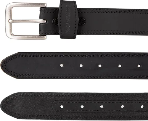 Miniatura 2 de Wolverine Men's Full Grain Leather Work Belt Workwear Heavy Duty Utility Rugged Durable Metal Buckle
