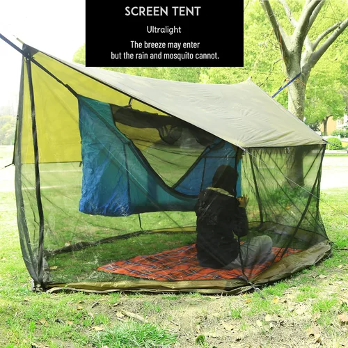 Miniatura 2 de Preself Screen House for Hammock Canoe Picnics Backyards Backpacking Camping Beach in Summer