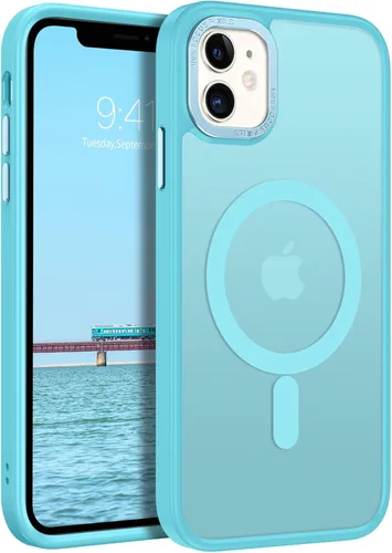 Miniatura 10 de BENTOBEN Funda para iPhone 11, Funda de teléfono para iPhone 11 Funda Magnética [Compatible con Mag Safe] Translúcida Mate Delgada Resistente a Negro