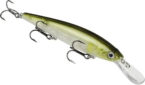 Miniatura 8 de Strike King KVD Jerkbait profundo señuelo de pesca de 3 ganchos, 3/5 onzas, 4.75 pulgadas Sexy Shad