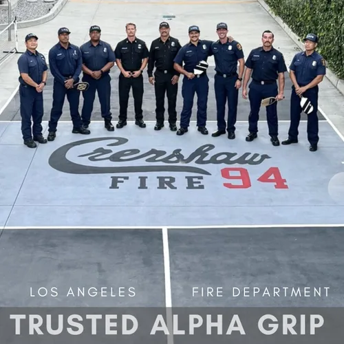 Miniatura 6 de Alpha Grip Pintura Antideslizante para Concreto y Asfalto – Revestimiento Antideslizante Ideal para Marcar Estacionamientos, Patios de Juegos y Negro