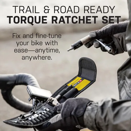 Miniatura 2 de Topeak Ratchet Rocket Lite NTX+ Kit de herramientas de reparación de bicicletas, multiherramienta compacta de 19 funciones con par de torsión